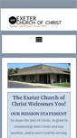Mobile Screenshot of exeterchurchofchrist.org
